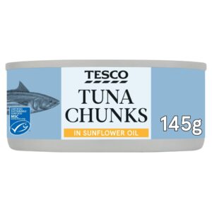 Tesco Tuna Chunks In Sunflower Oil 145G