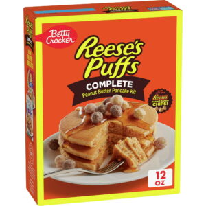 Betty Crocker REESE’S PUFFS Peanut Butter Pancake Mix, 12 oz.