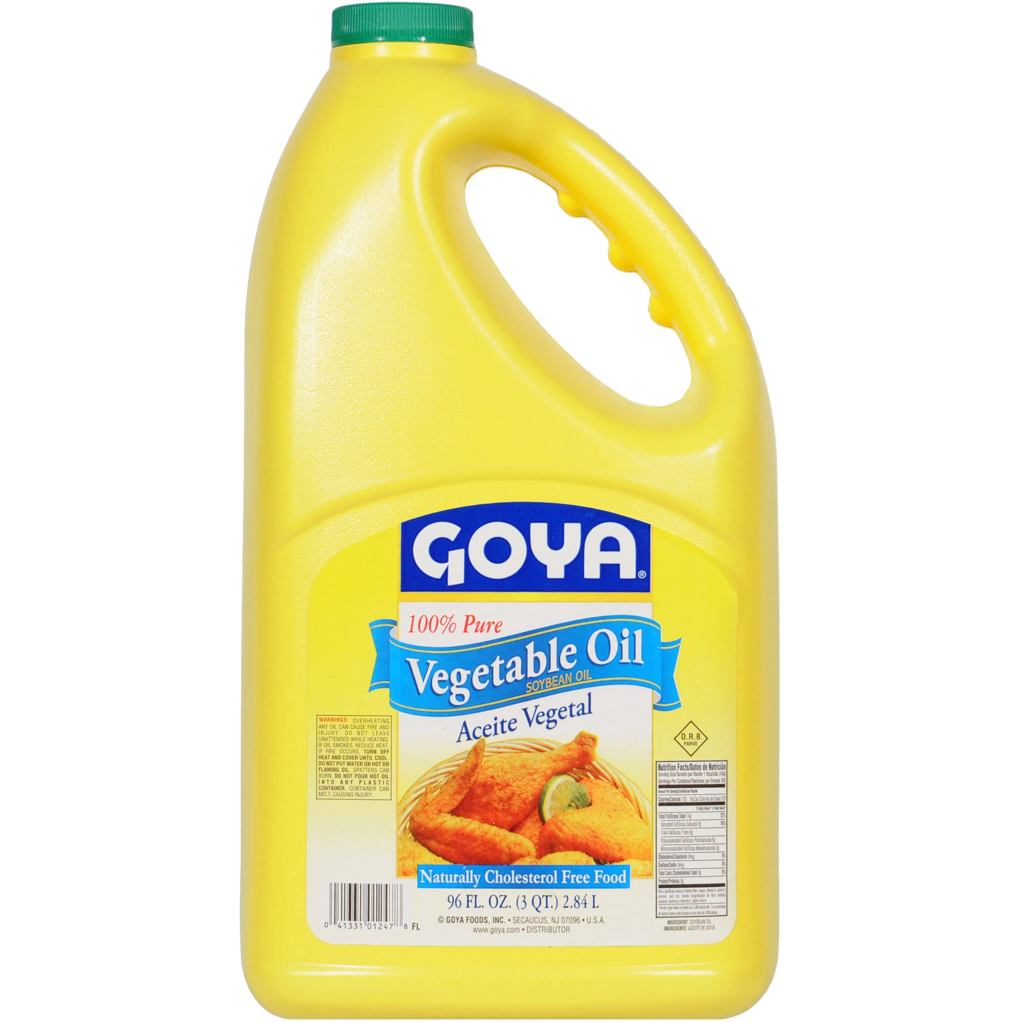 GOYA 100% Pure Vegetable Oil Naturally Cholesterol Free 96 oz