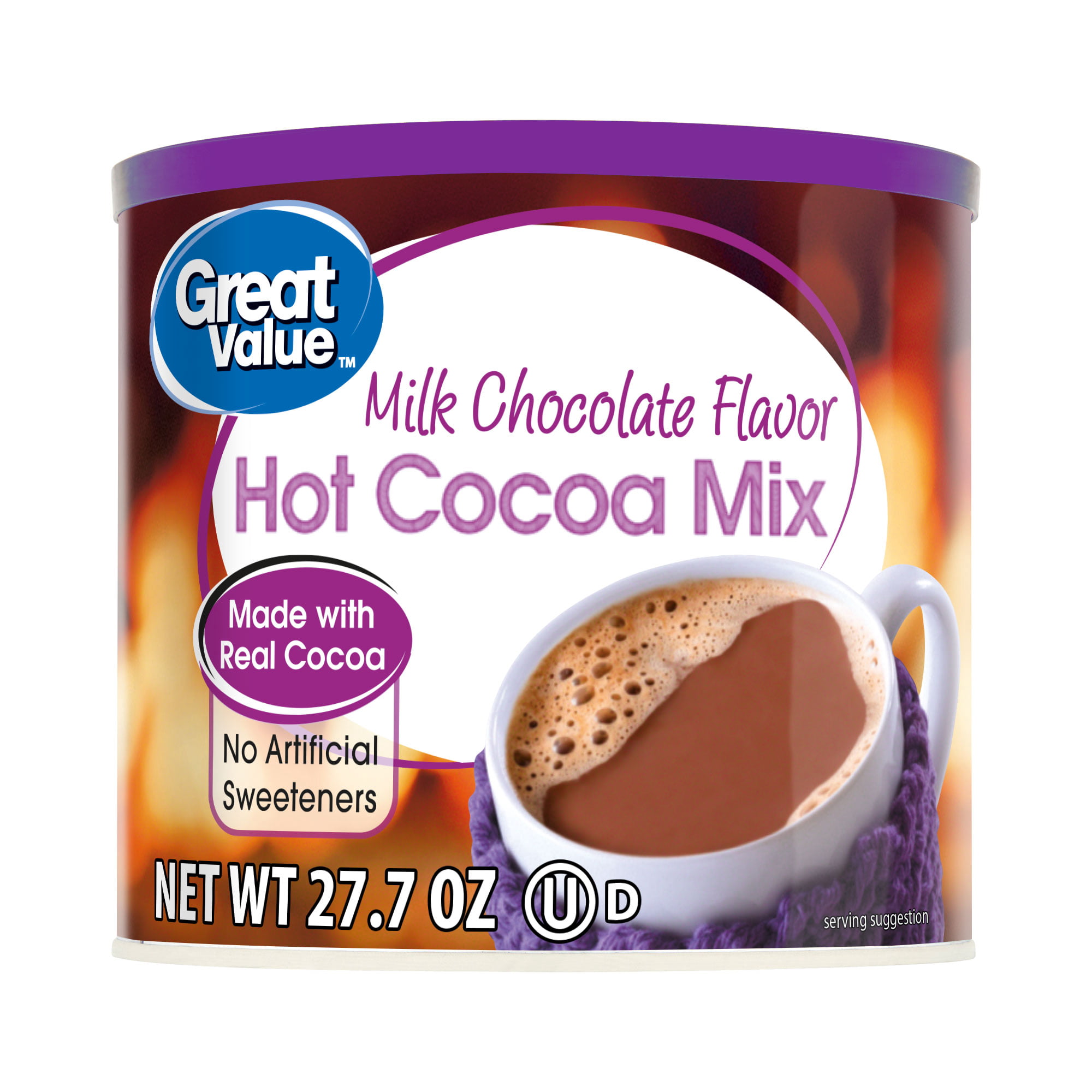 Great Value Milk Chocolate Hot Cocoa Drink Mix, 27 oz Canister - itFRESH