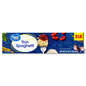 Great Value Thin Spaghetti Pasta, 32 oz