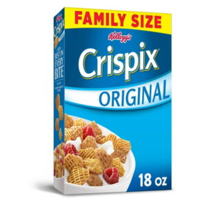 Kellogg’s Crispix Original Cold Breakfast Cereal, 18 oz