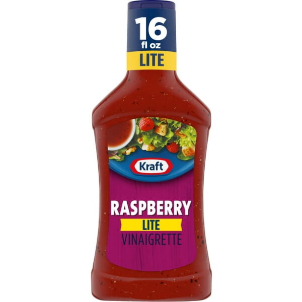 Kraft Raspberry Vinaigrette Lite Salad Dressing, 16 fl oz Bottle - itFRESH