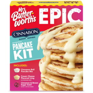 Mrs. Butterworth’s Epic Cinnabon Bakery Inspired Pancake Kit, 25 oz