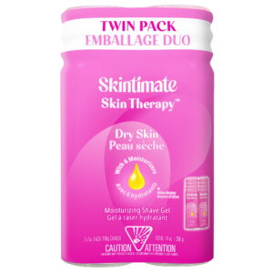 Skintimate Skin Therapy Dry Skin Women’s Shave Gel Twin Pack, 14 Oz.