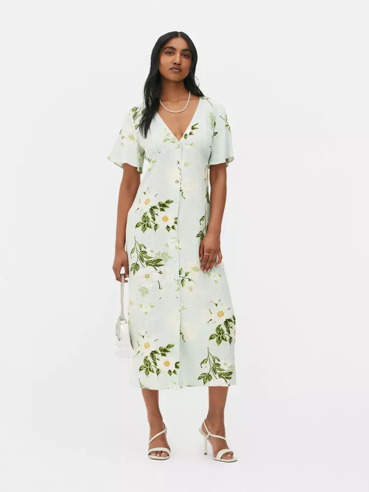 primark green and white dress Primark Green and White Checkered Dress 12